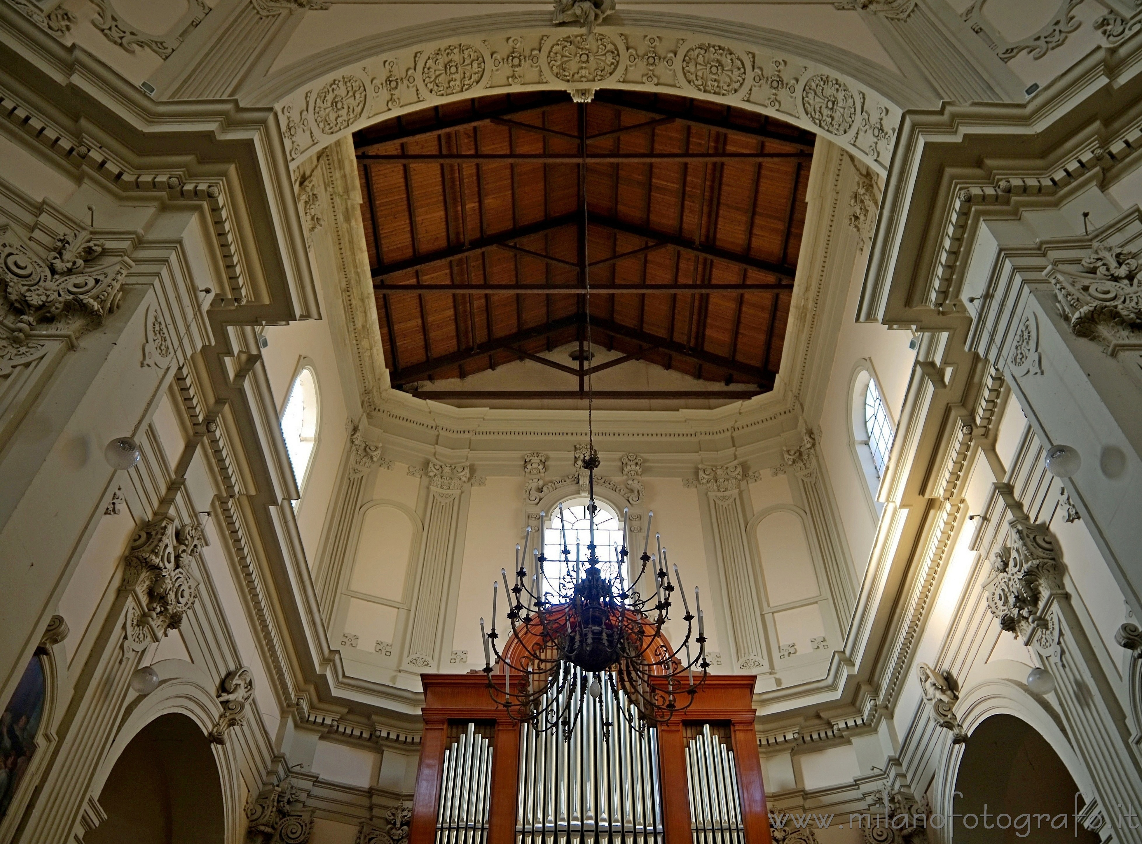 Lecce (Italy) - Detail inside one of the many baroque churches